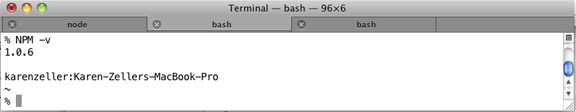 mongo node nvm