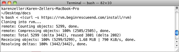 rvm mac osx patchlevel