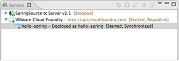 deploy via sts