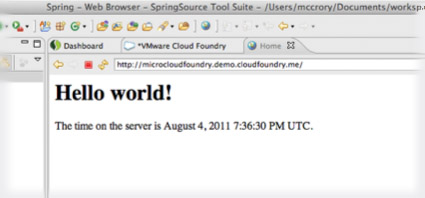 sts micro hello world